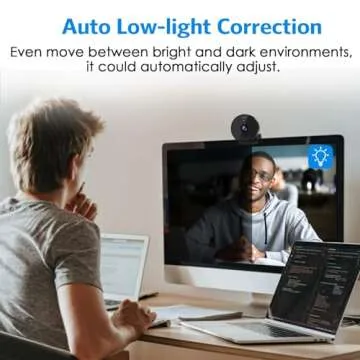 EMEET 1080P Webcam - USB Webcam with Microphone & Physical Privacy Cover, Noise-Canceling Mic, Auto Light Correction, C950 Ultra Compact FHD Web Cam w/ 70°View for Meeting/Online Classes/Zoom/YouTube