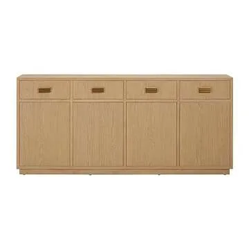 Tov Furniture Aria Natural Oak Buffet - Elegant Storage Solution