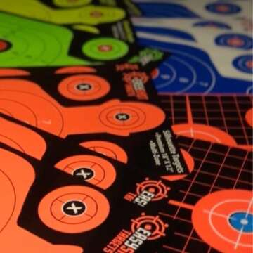 EasyShot Targets 12x18 Neon Heavy-Duty Shooting Targets for Precise Practice