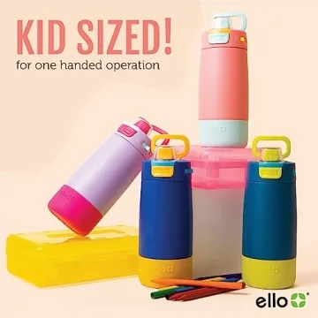 Ello Kids Colby 12oz Insulated Water Bottle with Straw
