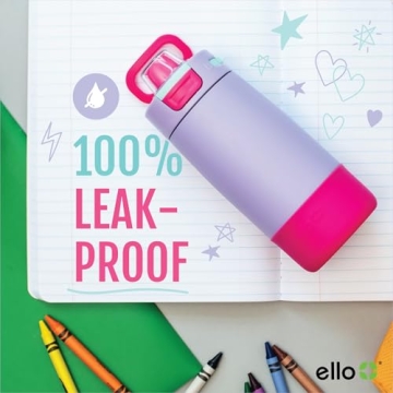 Ello Kids Colby 12oz Insulated Water Bottle with Straw