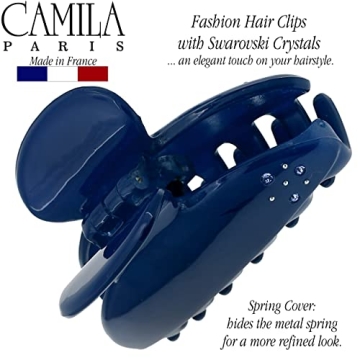 Camila Paris Stylish Hair Jaw Clamp with Swarovski Crystals