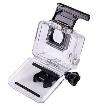 Suptig Replacement Waterproof Case Protective Housing for GoPro Hero 4, Hero 3+, Hero 3 Accessories ...