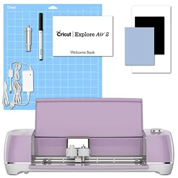 Cricut Explore Air 2 Lilac Cutting Machine Bundle for DIY