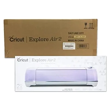 Cricut Explore Air 2 Lilac Cutting Machine Bundle for DIY