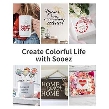 Glossy White Permanent Vinyl Sheets for All Crafts