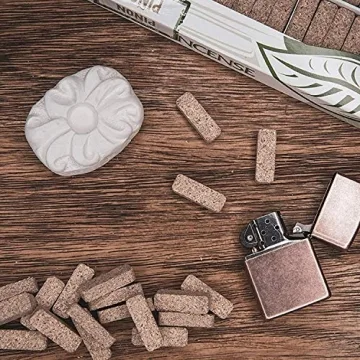 Incienso de Santa Fe Piñon Incense Bricks Natural Wood 100 Count