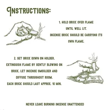 Incienso de Santa Fe Piñon Incense Bricks Natural Wood 100 Count