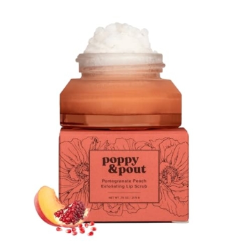 Poppy & Pout Natural Lip Scrub - Exfoliating Moisturizer