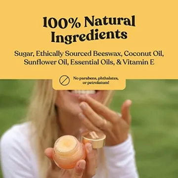 Poppy & Pout Natural Lip Scrub - Exfoliating Moisturizer