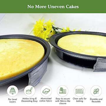 EvenBake Cake Strips for Professional Baking Results