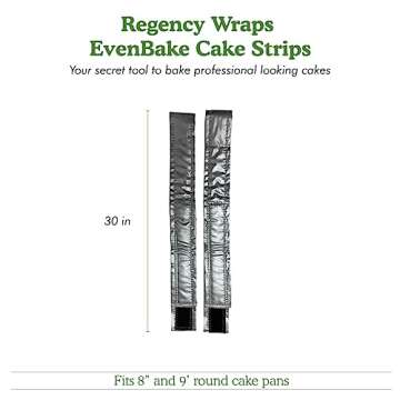 EvenBake Cake Strips for Professional Baking Results