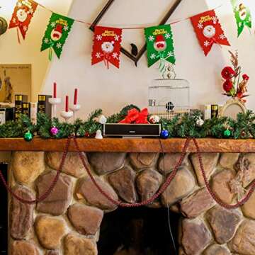 2pcs Wooden Beads Garland for Vintage Home Decor