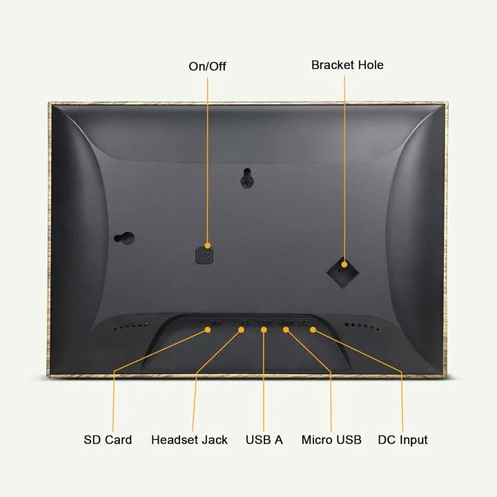 10.1 WiFi Digital Picture Frame - Touch Screen & Cloud