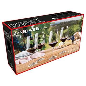 Riedel Exclusive Vinum Extreme Set of 4 Wine Glasses – Perfect for Cabernet & Bordeaux