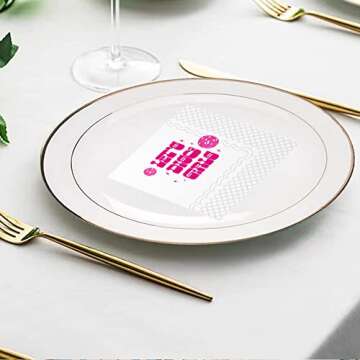 Lets Disco Girls Napkins - 50 Pack Party Essentials