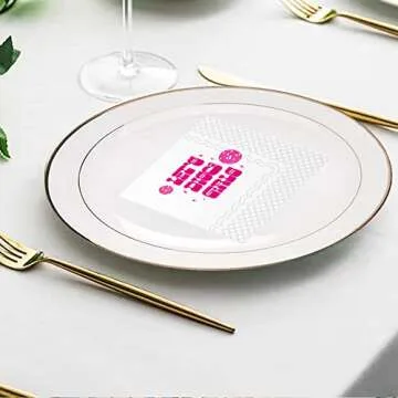 Lets Disco Girls Napkins - 50 Pack Party Essentials