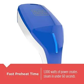 BLACK+DECKER Garment Steamer for Effortless Wrinkle Removal