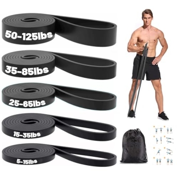 WSAKOUE Resistance Bands for Workout & Pull-Up Assistance