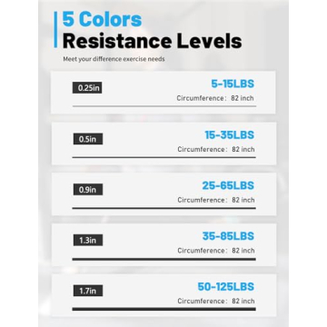 WSAKOUE Resistance Bands for Workout & Pull-Up Assistance