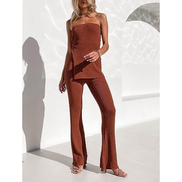 Auciho Women's Summer Y2K 2 Piece Outfit Set