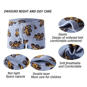 Taxzode Toddler Boxer Briefs - Soft & Fun for Active Boys