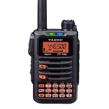 Bundle - 2 Items - Includes Yaesu FT-70DR C4FM FDMA/FM 144/430 MHz Dual Band 5W Handheld Transceiver...