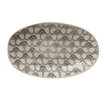 Elegant Stoneware Serving Bowl by Creative Co-op