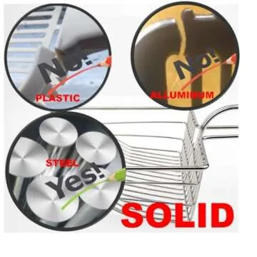 Qualiall All Metal Litter Scoop, Solid Metal Sifter, Cat Litter Scoop Metal Jumbo, Cat Urine Scoop, Litter Scooper with Holder, Litter Scooper Holder, Jumbo Cat Litter Scoop Sifter Scooper Holder