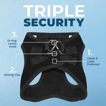 Voyager Step-in Air Dog Harness - All Weather Mesh, Reflective, No Pull Harness for Small, Medium Do...