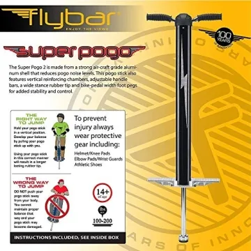Flybar Super Pogo 2 Pogo Stick for Kids and Adults