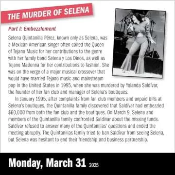 A Year of True Crime Page-A-Day® Calendar 2025: Brazen Heists, Remorseless Killers, Incredible Bravery!