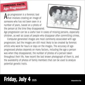 A Year of True Crime Page-A-Day® Calendar 2025: Brazen Heists, Remorseless Killers, Incredible Bravery!