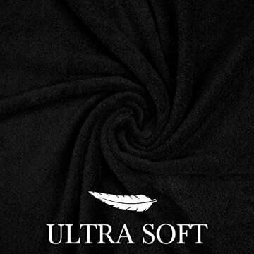 Luxury Cotton Bath Towels - Set of 4 for Home & Spa