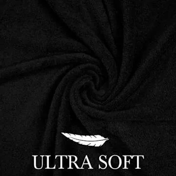 Luxury Cotton Bath Towels - Set of 4 for Home & Spa