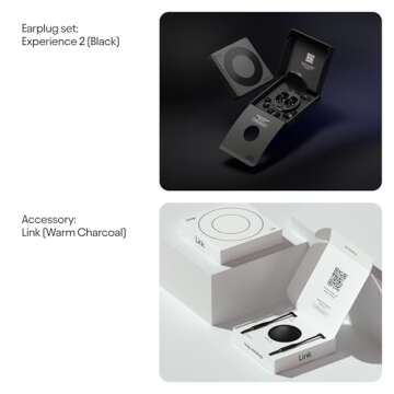 Loop Earplugs Experience Link Bundle – Loop Experience 2 + Loop Link | Reusable Ear Plugs for Concerts, Live Events, Festivals, Motorcycles, Noise Sensitivity & More | 18 dB Noise Reduction