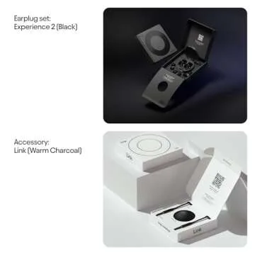 Loop Earplugs Experience Link Bundle – Loop Experience 2 + Loop Link | Reusable Ear Plugs for Concerts, Live Events, Festivals, Motorcycles, Noise Sensitivity & More | 18 dB Noise Reduction