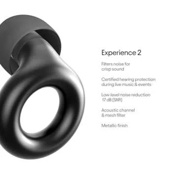 Loop Earplugs Experience Link Bundle – Loop Experience 2 + Loop Link | Reusable Ear Plugs for Concerts, Live Events, Festivals, Motorcycles, Noise Sensitivity & More | 18 dB Noise Reduction