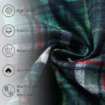 YALLET Toddler Baby Boy Clothes Suit Gentleman Outfits Formal Dress Shirt + Bowtie + Suspender Pants Wedding Party(L Red-checkered, 4-5T)