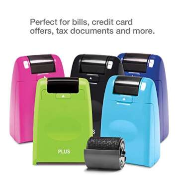 Guard Your ID Wide Stamp Roller for Privacy Protection