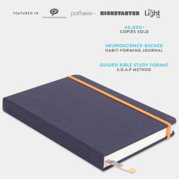 Lyfebooks Scribe Bible Journal (5.5” X 8.2”) – Habit-Forming Scripture and Prayer Journal w/Da...