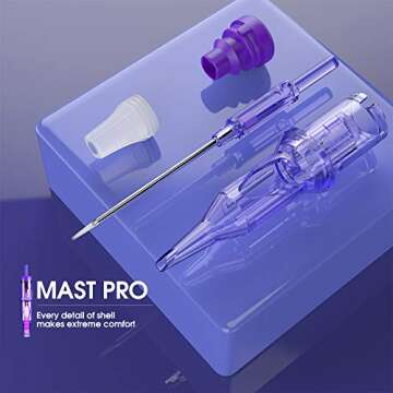 Mast Pro Cartridge Tattoo Needles Disposable 20Pcs of One Box Standard Size Round Liner 1203RL