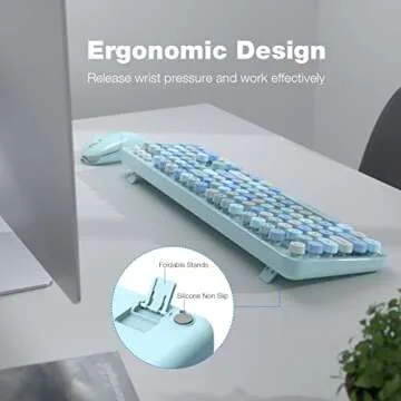 Colorful MOFII Wireless Keyboard and Mouse Combo Set