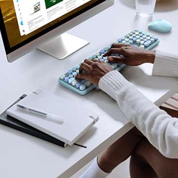 Colorful MOFII Wireless Keyboard and Mouse Combo Set