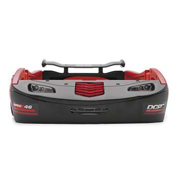 Delta Children Sport Race Car Twin Bed for Kids