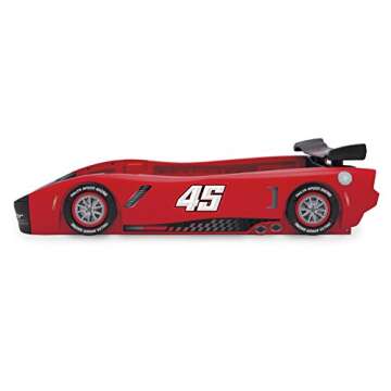 Delta Children Sport Race Car Twin Bed for Kids