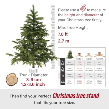 Elegant Tree Nest Christmas Tree Stand for 7ft Trees