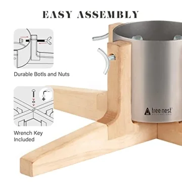 Elegant Tree Nest Christmas Tree Stand for 7ft Trees