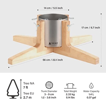 Elegant Tree Nest Christmas Tree Stand for 7ft Trees