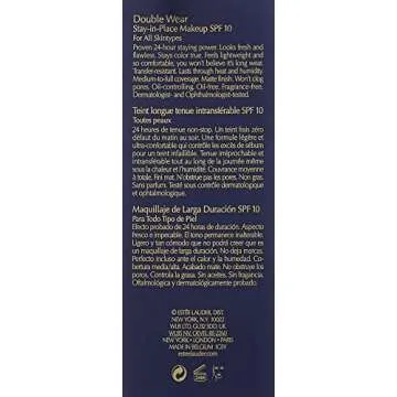 Estee Lauder Double Wear Stay In Place Makeup 1W1 Bone 1 Ounce